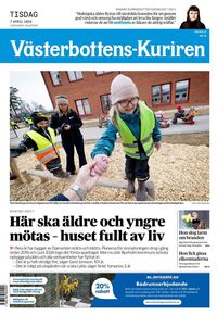 Förstasida Västerbottens-Kuriren