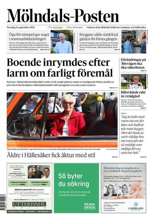 Förstasida Mölndals-Posten