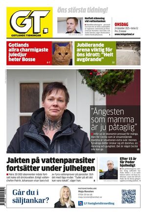 Förstasida Gotlands Tidningar