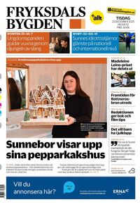 Förstasida Fryksdalsbygden