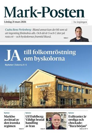 Förstasida Mark-Posten