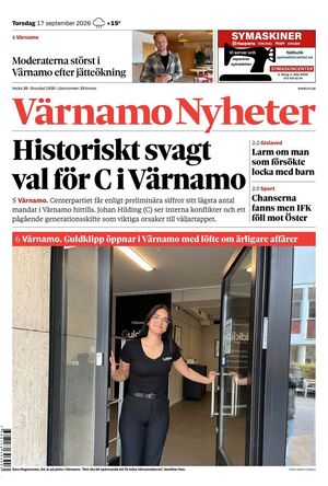 Förstasida Värnamo Nyheter