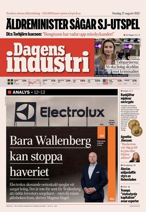 Förstasida Dagens industri