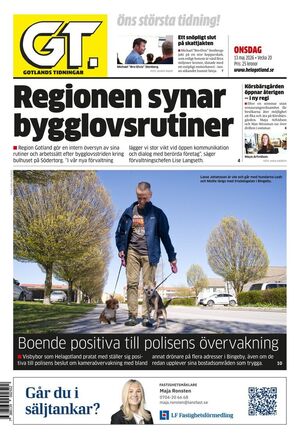Förstasida Gotlands Tidningar
