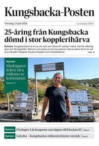 Förstasida Kungsbacka Posten