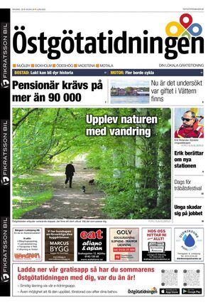 Förstasida Östgötatidningen