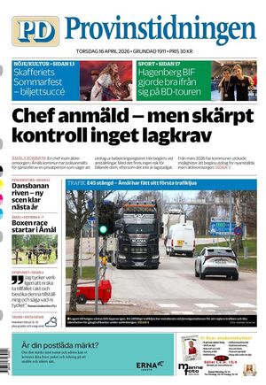 Förstasida Provinstidningen Dalsland