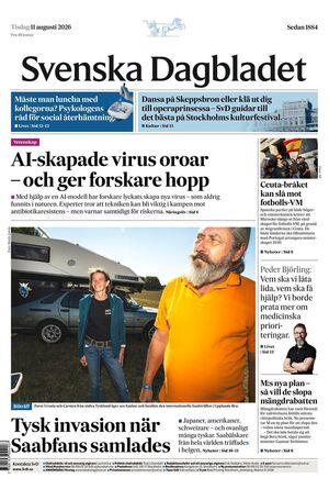 Förstasida Svenska Dagbladet