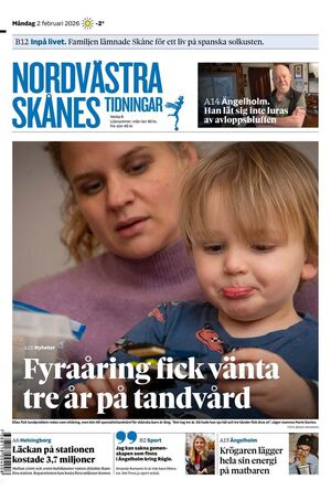 Förstasida Nordvästra Skånes Tidningar