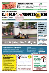 Förstasida Lokaltidningen Malmö Öster