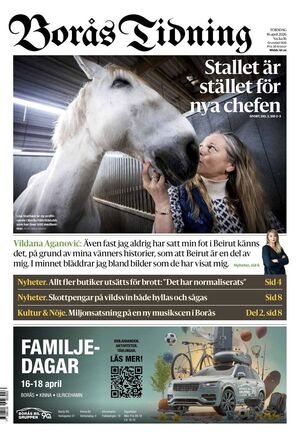 Förstasida Borås Tidning