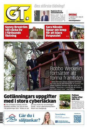Förstasida Gotlands Tidningar
