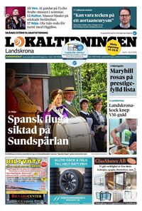 Förstasida Lokaltidningen Landskrona