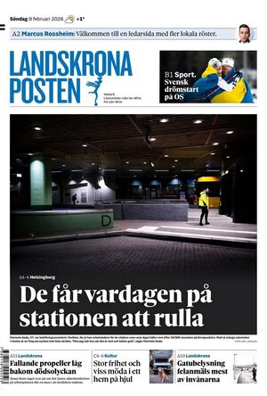 Förstasida Landskrona Posten