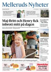 Förstasida Melleruds Nyheter