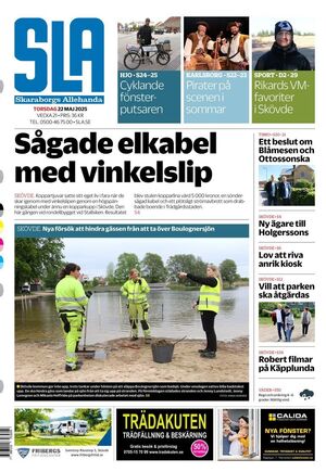 Förstasida Skaraborgs Allehanda