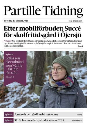 Förstasida Partille Tidning