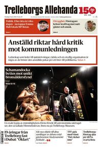 Förstasida Trelleborgs Allehanda