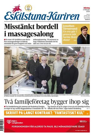 Förstasida Eskilstuna-Kuriren