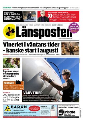Förstasida Länsposten