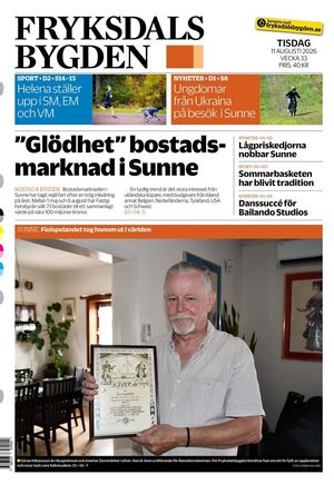 Förstasida Fryksdalsbygden