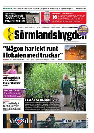 Förstasida Sörmlandsbygden