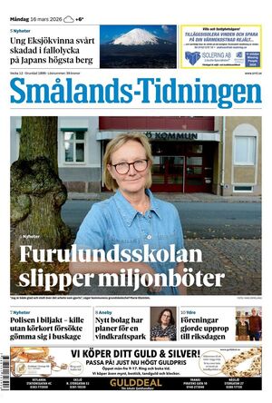 Förstasida Smålands-Tidningen