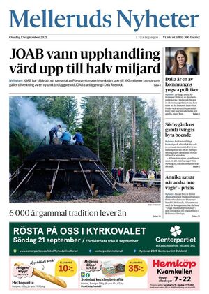 Förstasida Melleruds Nyheter