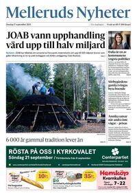 Förstasida Melleruds Nyheter