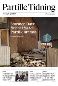 Förstasida Partille Tidning