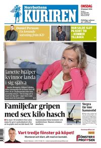 Förstasida Norrbottens-Kuriren