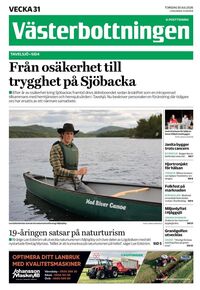 Förstasida Västerbottningen