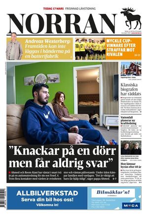 Förstasida Norran