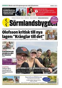 Förstasida Sörmlandsbygden