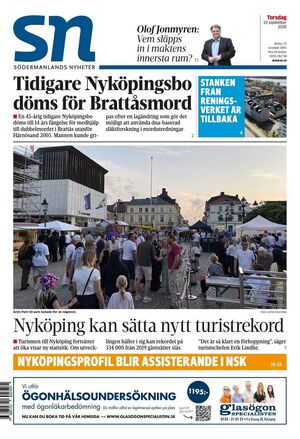 Förstasida Södermanlands Nyheter