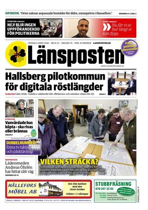 Förstasida Länsposten