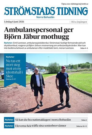 Förstasida Strömstads Tidning
