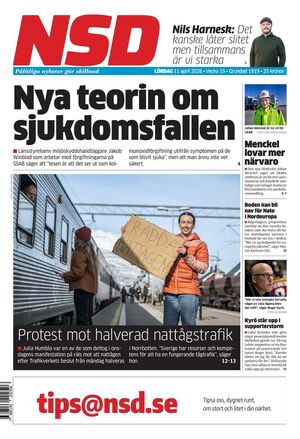 Förstasida Norrländska Socialdemokraten