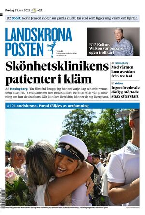 Förstasida Landskrona Posten