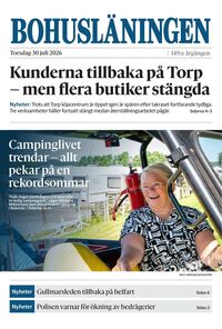 Förstasida Bohusläningen