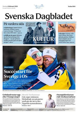 Förstasida Svenska Dagbladet