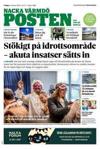 Förstasida Nacka Värmdö Posten Värmdö