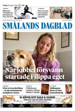 Förstasida Smålands Dagblad