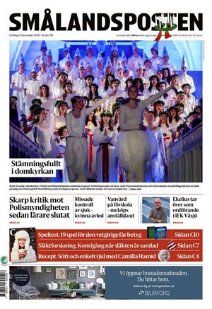 Förstasida Smålandsposten