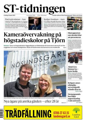 Förstasida ST-tidningen