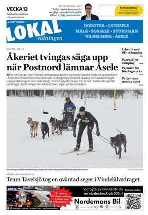 Förstasida Lokaltidningen