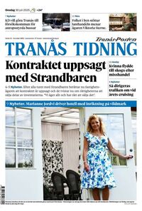 Förstasida Tranås Tidning