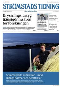 Förstasida Strömstads Tidning