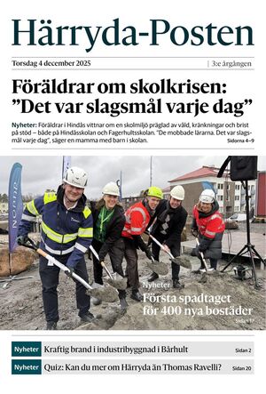 Förstasida Härryda-Posten