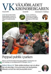 Förstasida Växjöbladet Kronobergaren